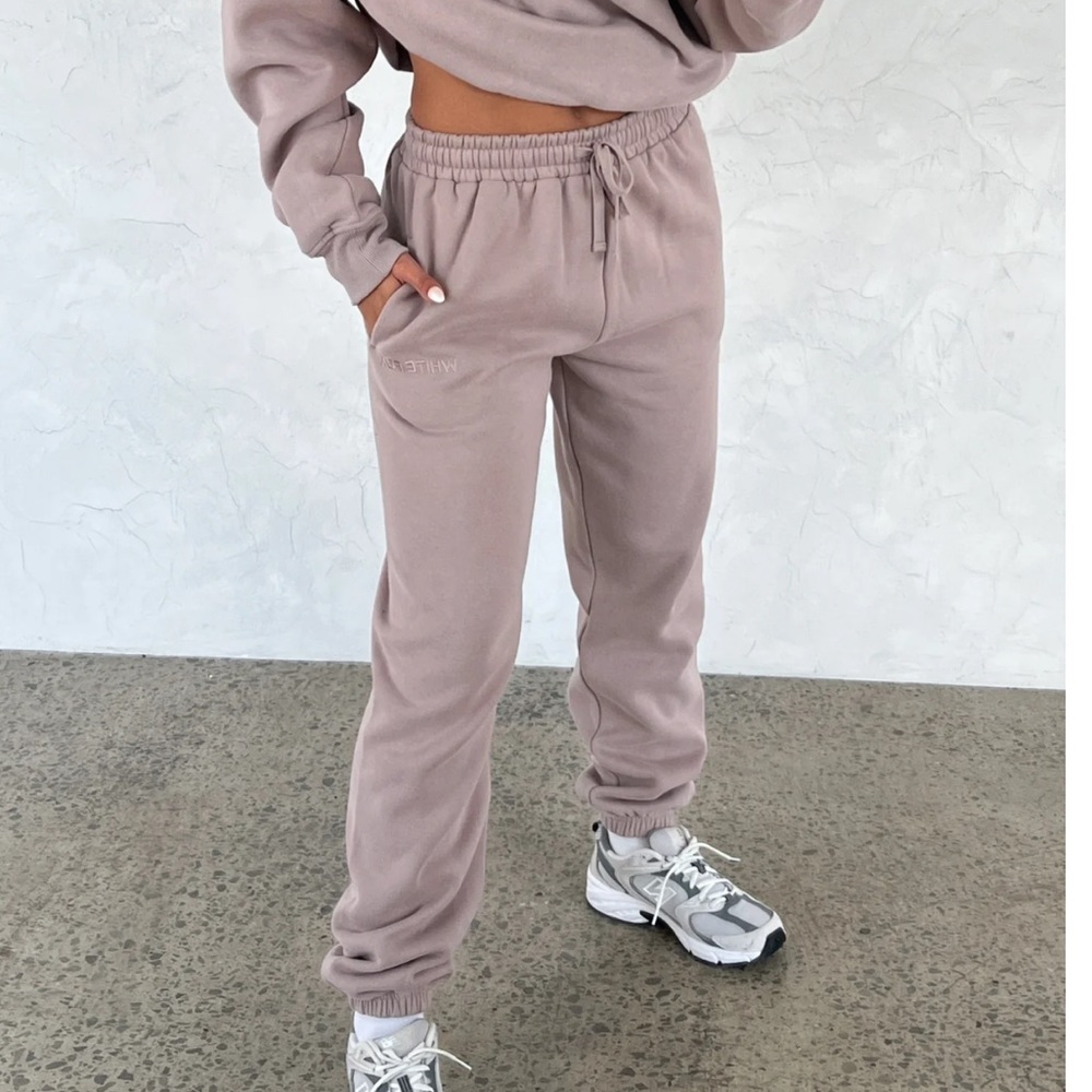 White Fox Stay Lifted Sweatpants Cinnamon